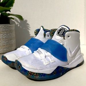Nike Kyrie 6 Sapphire Laser Crimson Boys size 2Y
